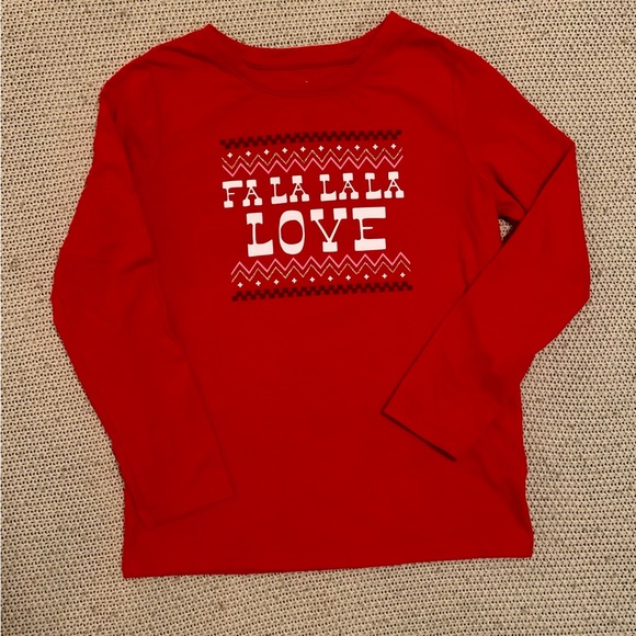 Cat & Jack Long Sleeve Christmas T-Shirt - Picture 2 of 8